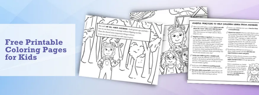 Some Days I Make Mistakes Coloring Book Pages